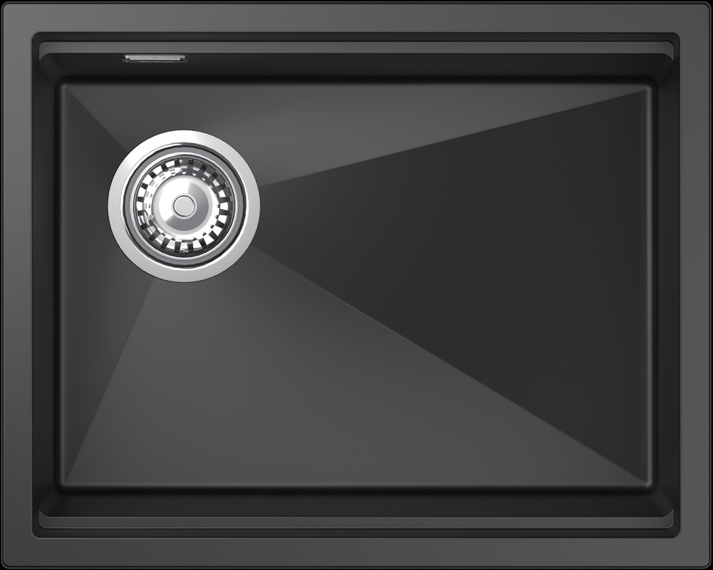 Rivelato LINO LN-554-L antracite, мойка, гранит, антрацит