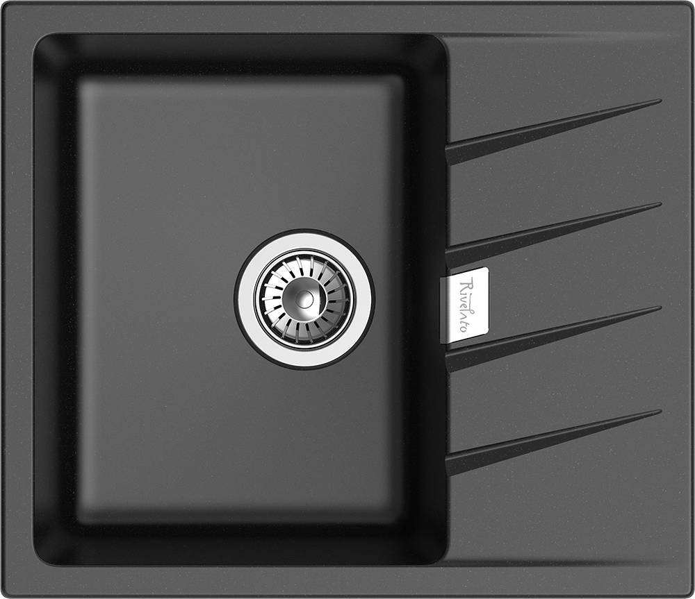 Rivelato RAUM RM-58 nero, мойка, гранит, черный