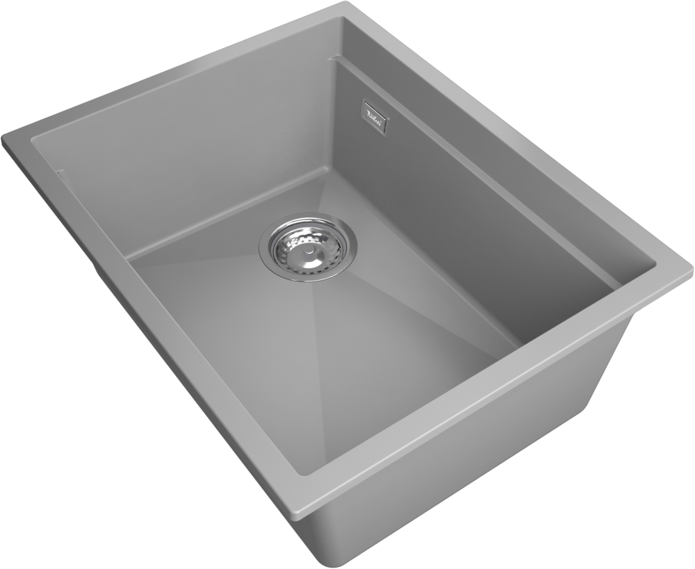 Rivelato LINO LN-554-L grigio metallizz, мойка, гранит, серый металлик