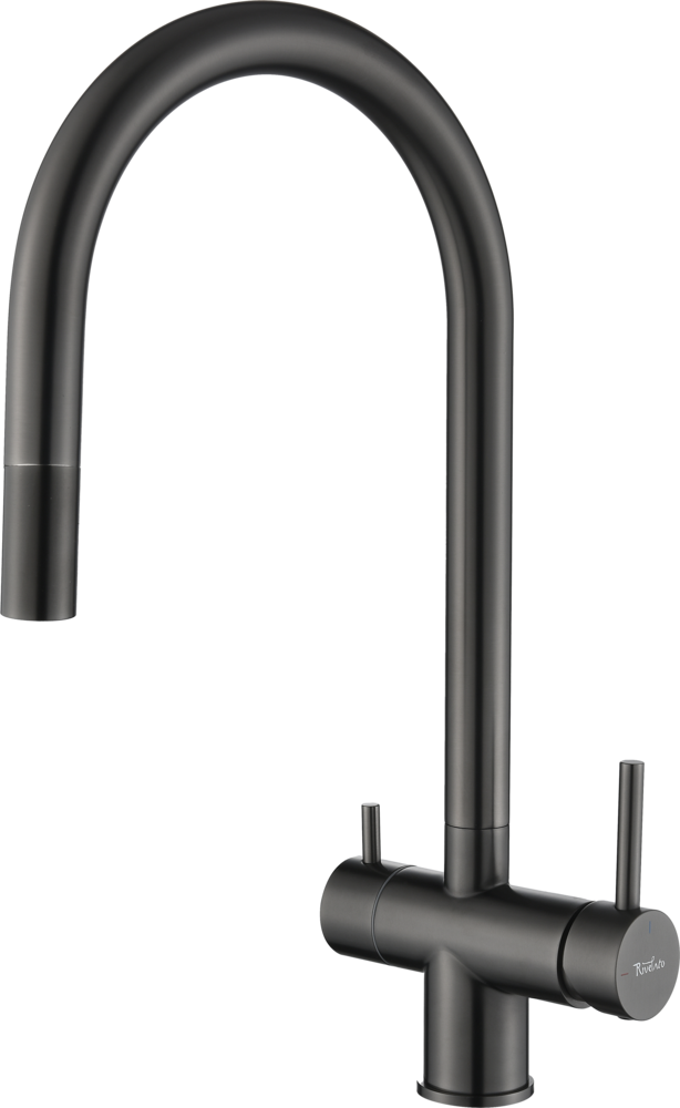 Rivelato TREVI 2433505 PVD black, смеситель, черный