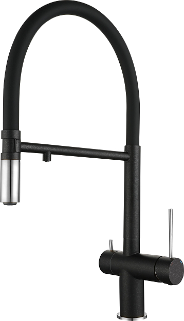 Rivelato ADRIA 1523517 antracite/cromo, смеситель, гранит, антрацит/хром