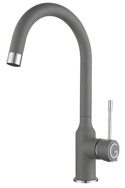Rivelato GARDA 1923502 grigio/cromo, смеситель, гранит, серый/хром