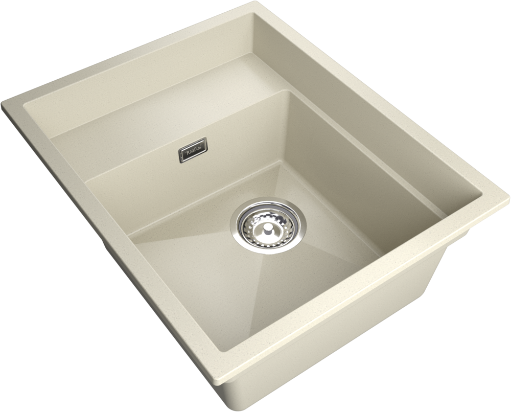 Rivelato NOBILE NB-544-L beige scuro, мойка, гранит, темно-бежевый