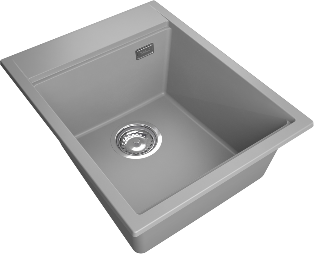 Rivelato TESORO TR-405 grigio metallizz, мойка, гранит, серый металлик