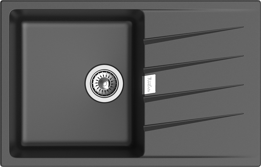 Rivelato RAUM RM-78 antracite, мойка, гранит, антрацит