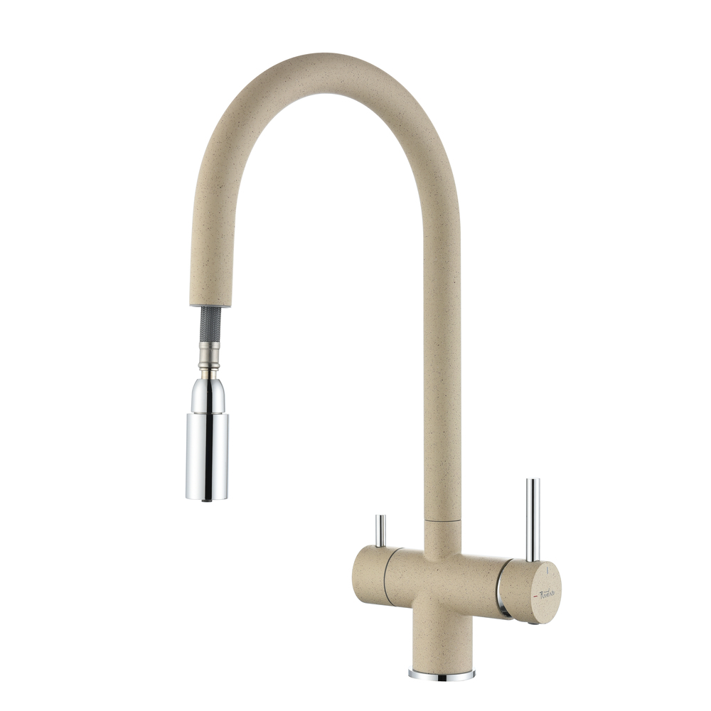 Rivelato TREVI 2433505 beige scuro, смеситель, темно-бежевый