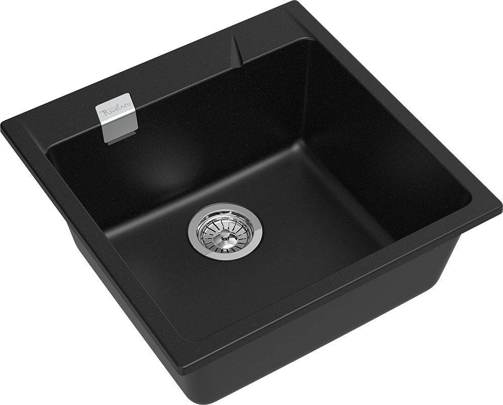Rivelato RAUM RM-50 nero, мойка, гранит, черный