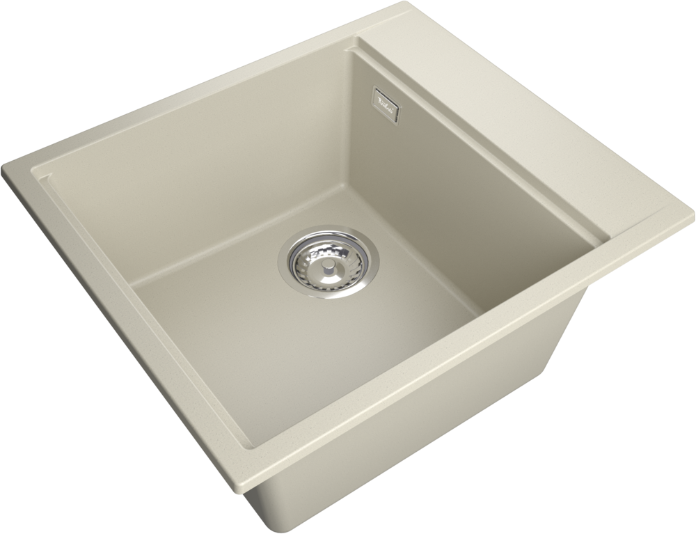 Rivelato TESORO TR-455-L beige scuro, мойка, гранит, тёмно-бежевый