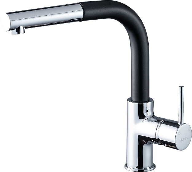 Rivelato LEDRO 9022200 antracite/cromo, смеситель, гранит, антрацит/хром