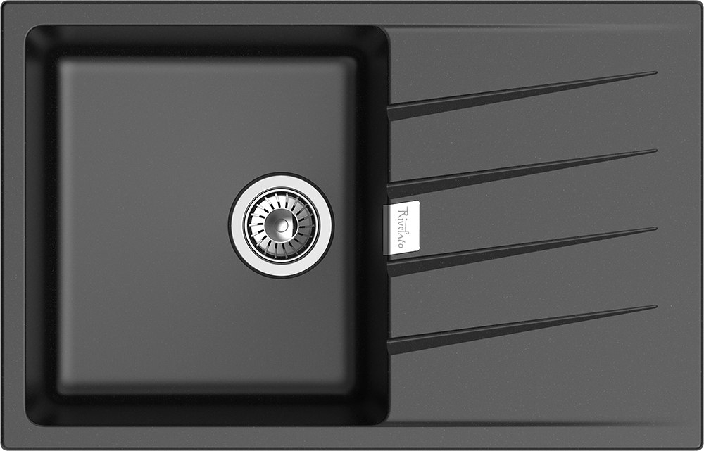 Rivelato RAUM RM-78 nero, мойка, гранит, черный