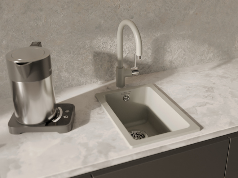 Rivelato ORTA 9021203 topazio/cromo, смеситель, гранит, топаз/хром