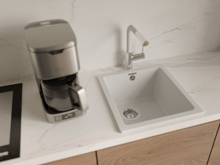 Rivelato LEDRO 9022201 brina/cromo, смеситель, гранит, иней/хром