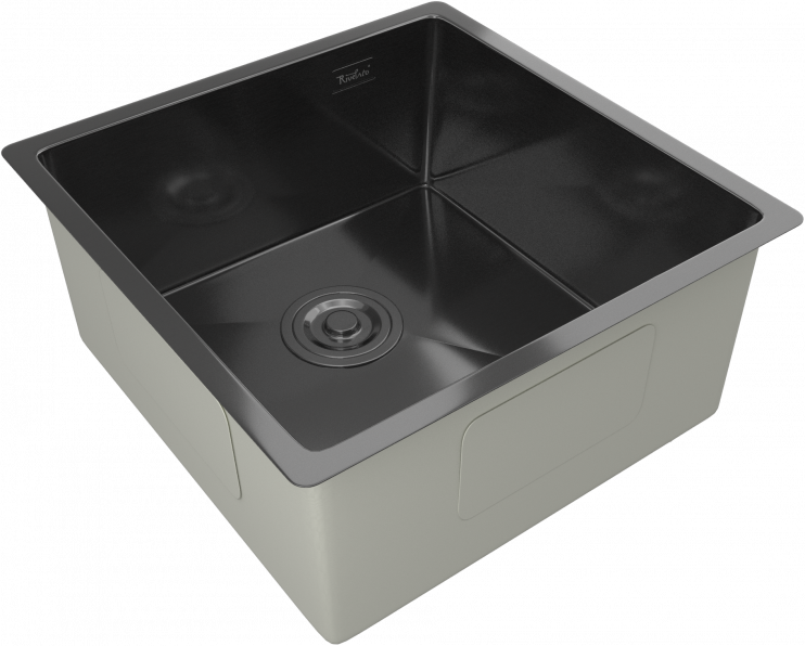 Rivelato RINOX 4444 UN PVD black, мойка, нержавеющая сталь, черный