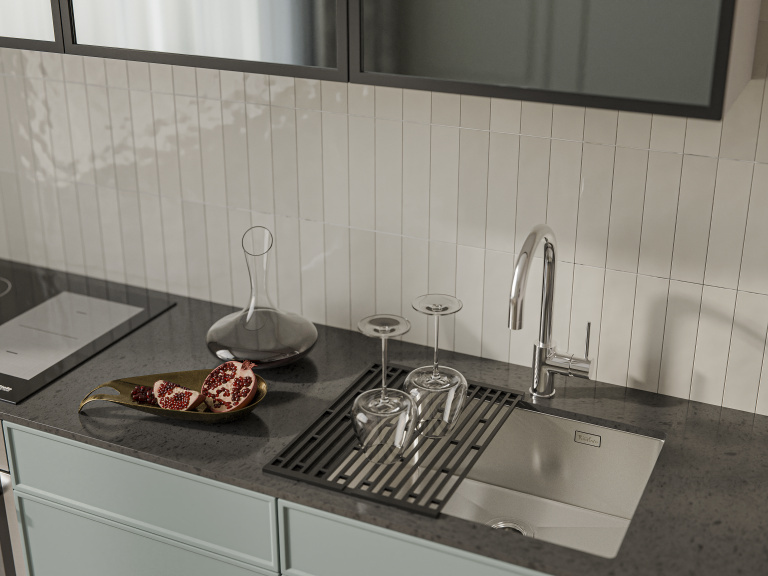 Rivelato RINOX 5444 UN INOX, мойка, нержавеющая сталь