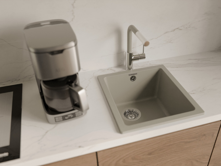 Rivelato LEDRO 9022203 topazio/cromo, смеситель, гранит, топаз/хром