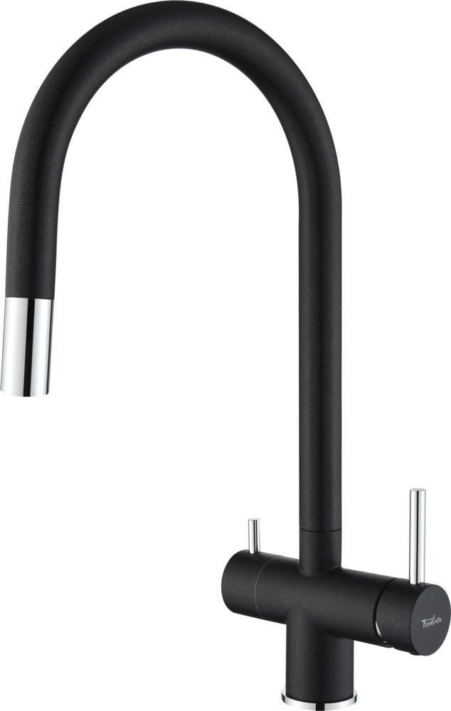 Rivelato TREVI 2433505 antracite cromo, смеситель, антрацит/хром