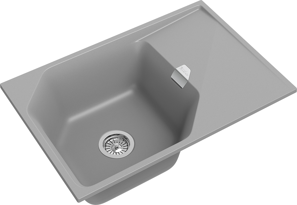 Rivelato LOCUS LS-75 grigio metallizzat, мойка, гранит, серый металлик