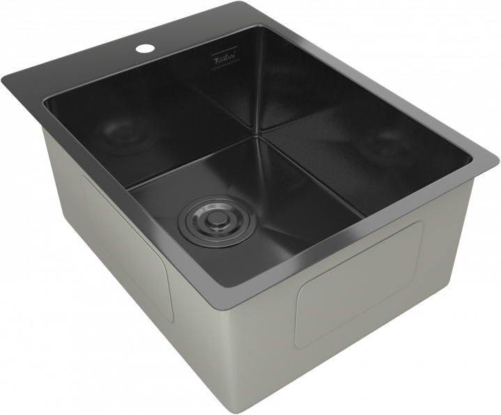 Rivelato RINOX 3850 PVD black, мойка, нержавеющая сталь, черный
