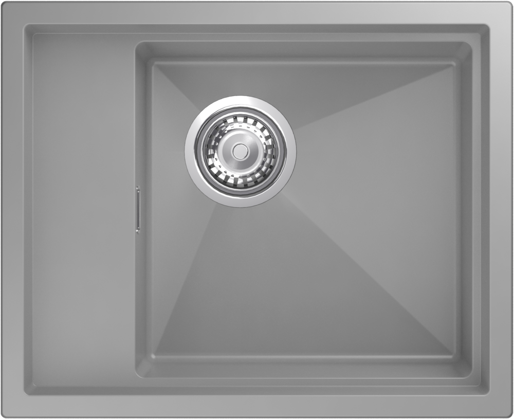 Rivelato NOBILE NB-544-L grigio metallizz, мойка, гранит, серый металлик