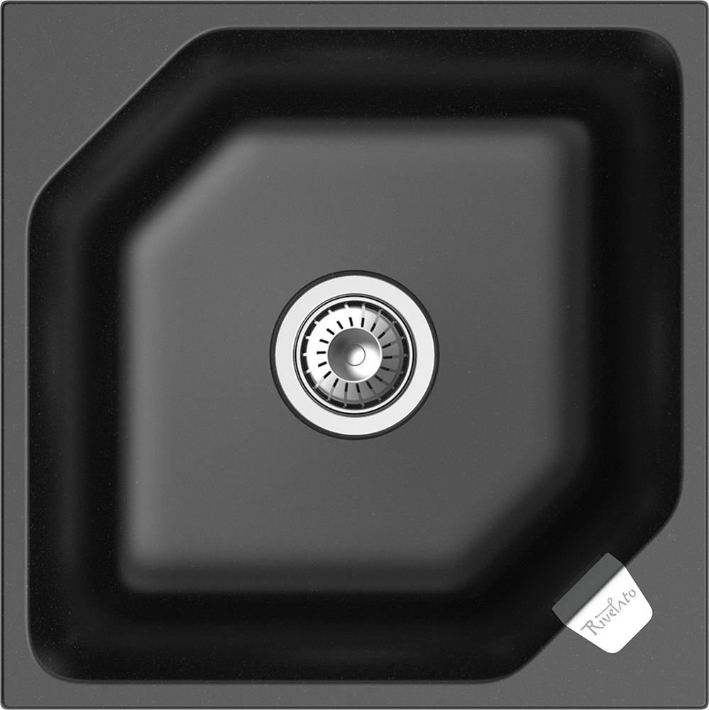 Rivelato LOCUS LS-50 nero, мойка, гранит, черный