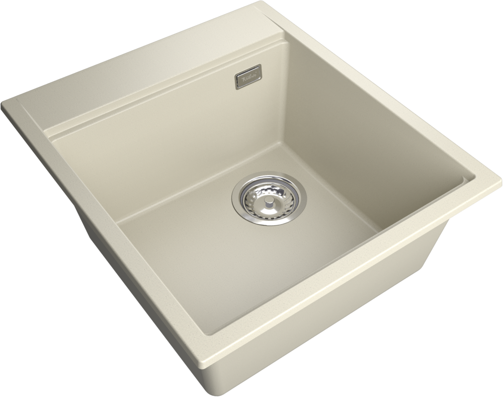 Rivelato TESORO TR-455-R beige scuro, мойка, гранит, тёмно-бежевый