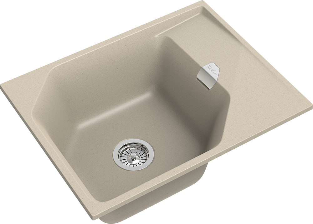 Rivelato LOCUS LS-65 beige scuro, мойка, гранит, темно-бежевый