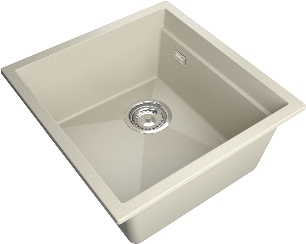 Rivelato LINO LN-454-L beige scuro, мойка, гранит, тёмно-бежевый