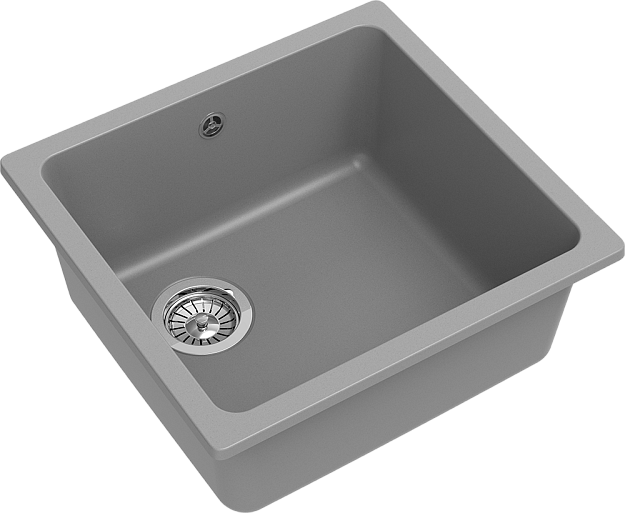 Rivelato BERKANA BK-45 grigio metallizzato, мойка, гранит, серый металлик