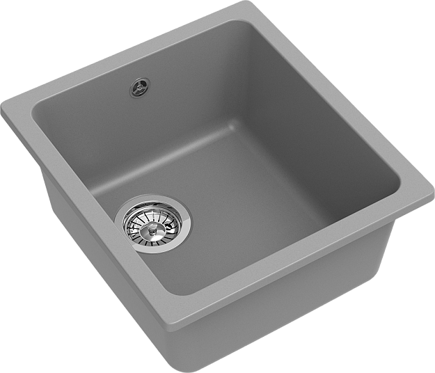 Rivelato BERKANA BK-35 grigio metallizzato, мойка, гранит, серый металлик