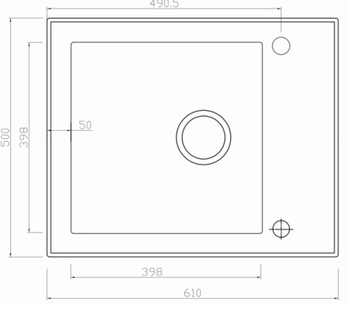 Seaman Eco Glass SMG-610B Gold (PVD)
