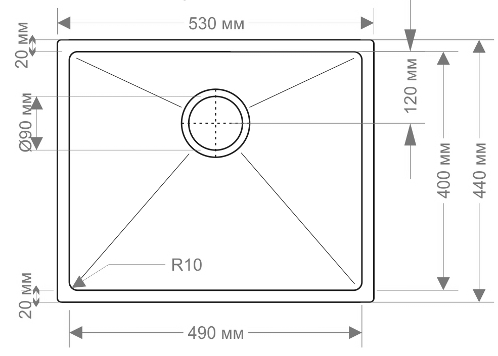 Seaman Eco Marino SME-530-LG (Light Gold, PVD, satin)