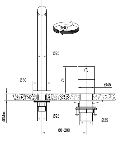 Seaman Eco Venice SSN-1001-LG (Light Gold, PVD, satin)