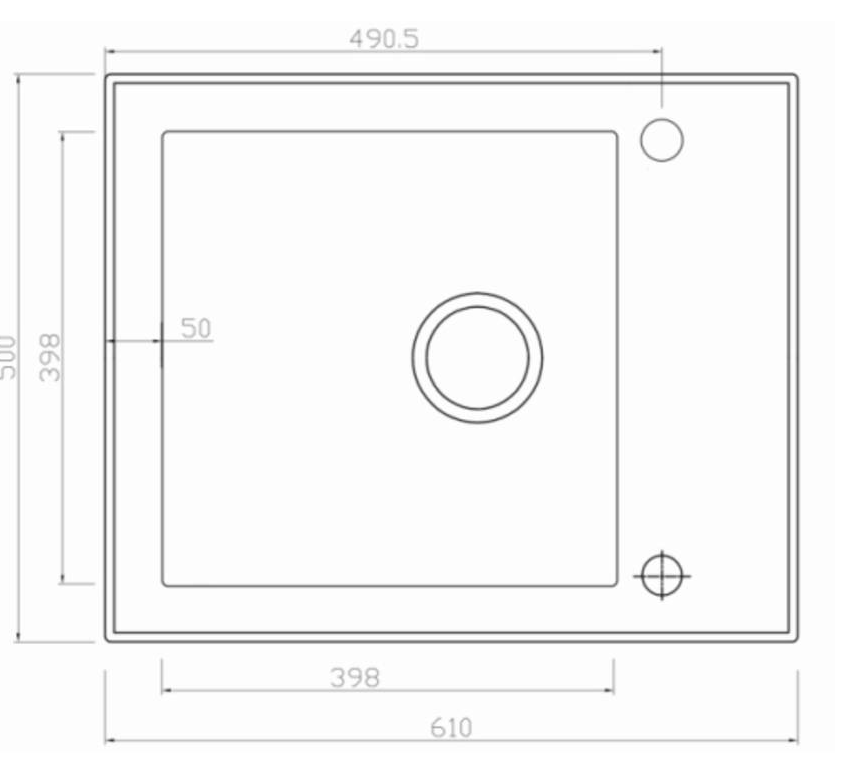Seaman Eco Glass SMG-610W Gold (PVD)