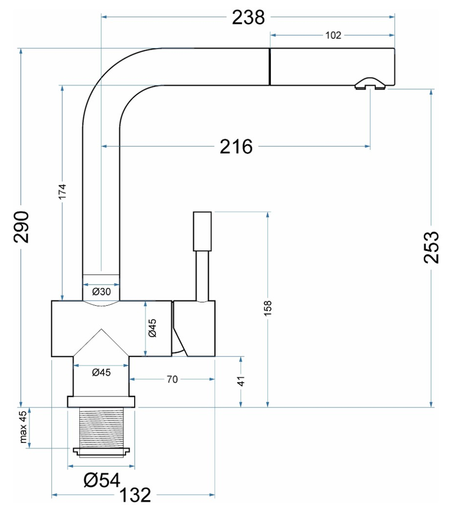 Seaman Eco Venice SSN-0912P-LG (Light Gold, PVD, satin)