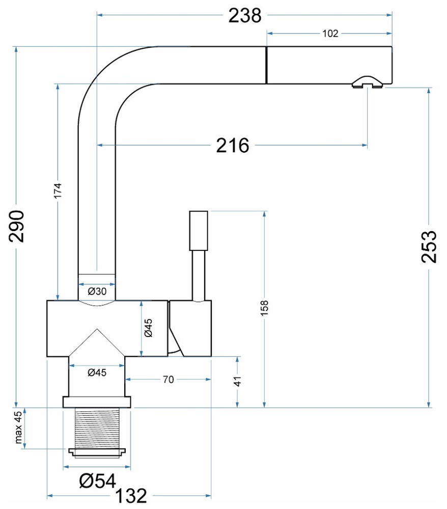 Seaman Eco Venice SSN-0912P-GL (Gun Light, PVD, satin)