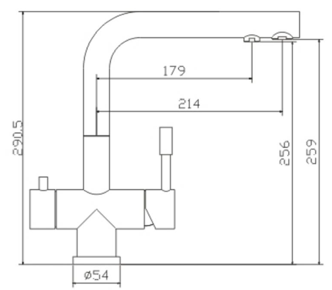 Seaman Eco Venice SSN-1068-LG (Light Gold, PVD, satin)