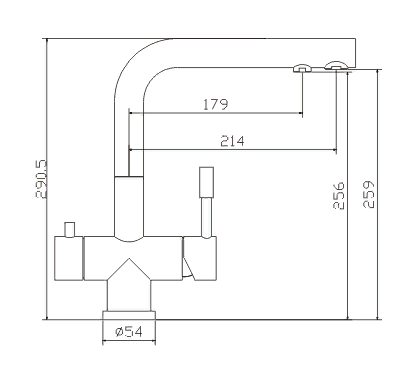 Seaman Eco Venice SSN-1068-GL (Gun Light, PVD, satin)