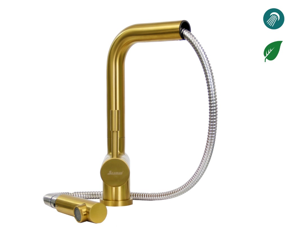 Seaman Eco Venice SSN-0912P-GS (Gold Satin, PVD, satin)