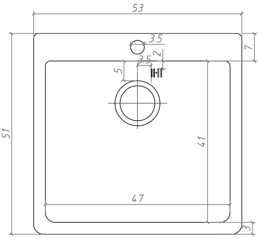 Seaman Natural Genova SMC-5351V Antique (std.)