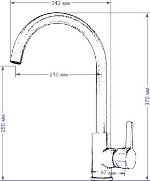 Seaman Barcelone SSL-5815-MS (Mist Satin, nickel)