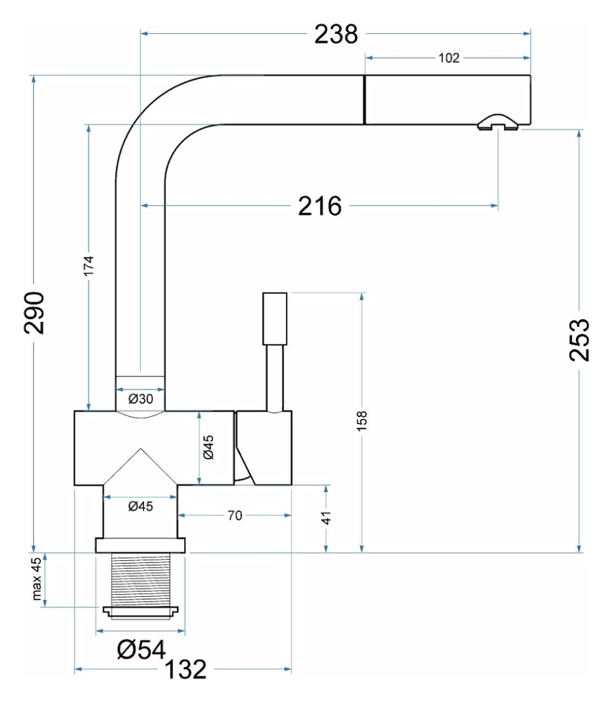 Seaman Eco Venice SSN-0912P-DG (Dark Gun, PVD, satin)