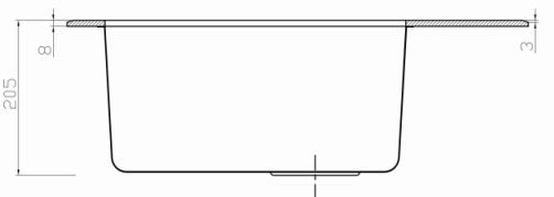 Seaman Eco Glass SMG-610B Gold (PVD)