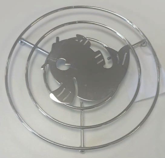 Seaman подставка под горячее, хром "Рыбка", SSA-029-WP (Water Polish)