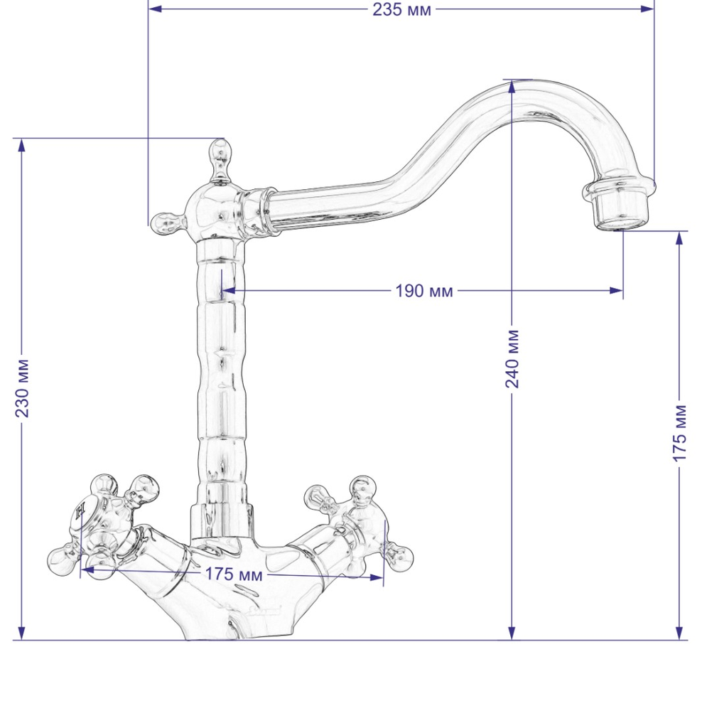 Seaman Barcelone SSL-5079-GS (Gold Satin, PVD, satin)
