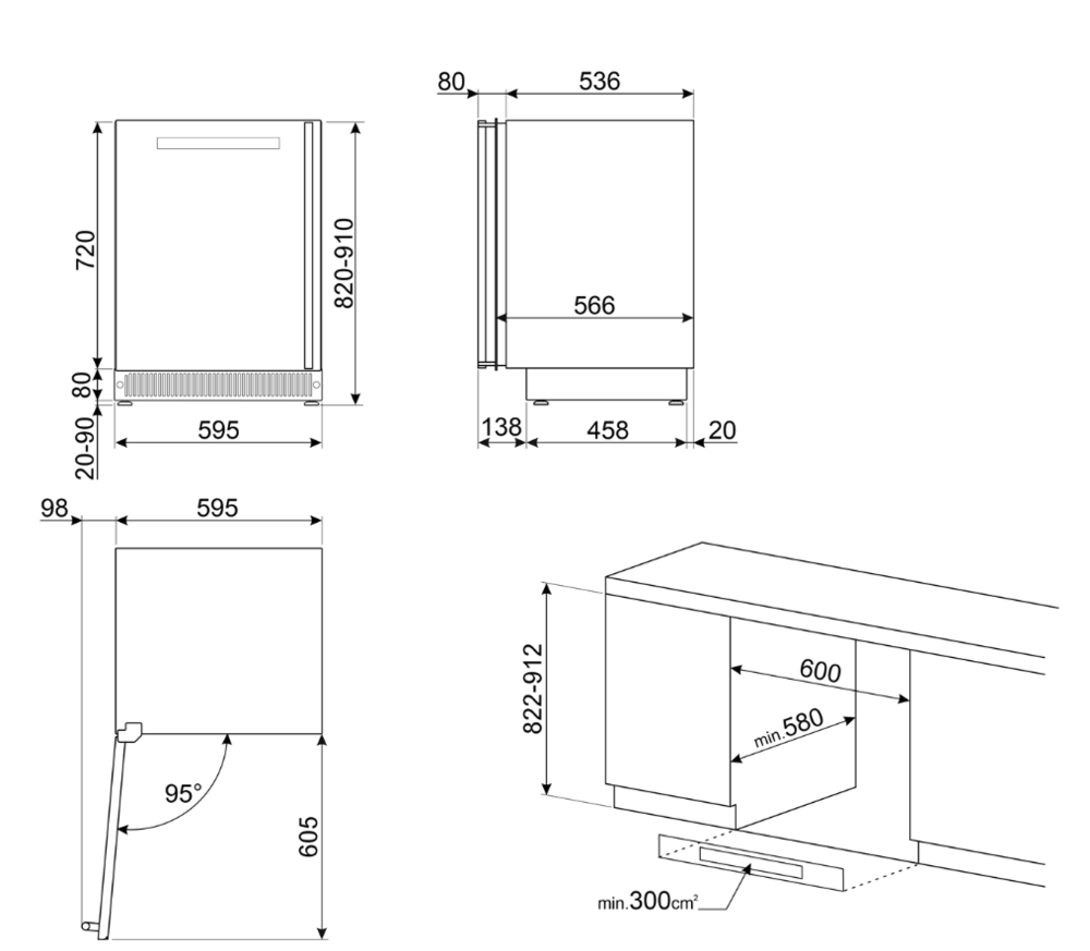 Smeg CVI638LN3