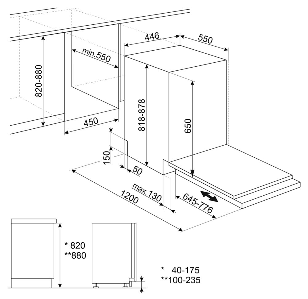 Smeg ST4522DIN