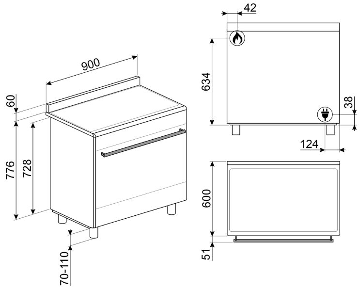 Smeg SX91GM