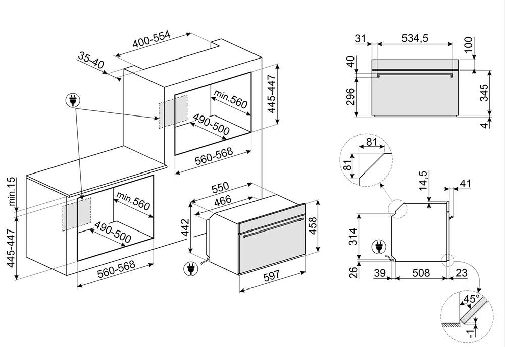 Smeg SO4301M0N