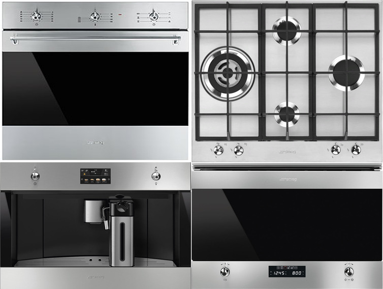 Smeg PX364L + SF6381X + MP322X1 + CMS4303XRU