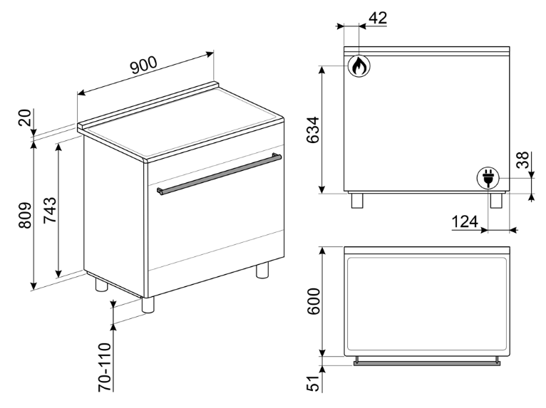 Smeg C95GMCMB2